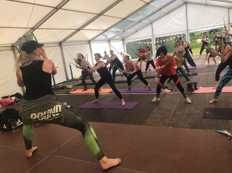 pound class with clare, llandudno