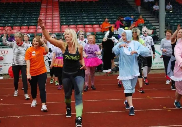 Betsi Cadwaladr team event zumba